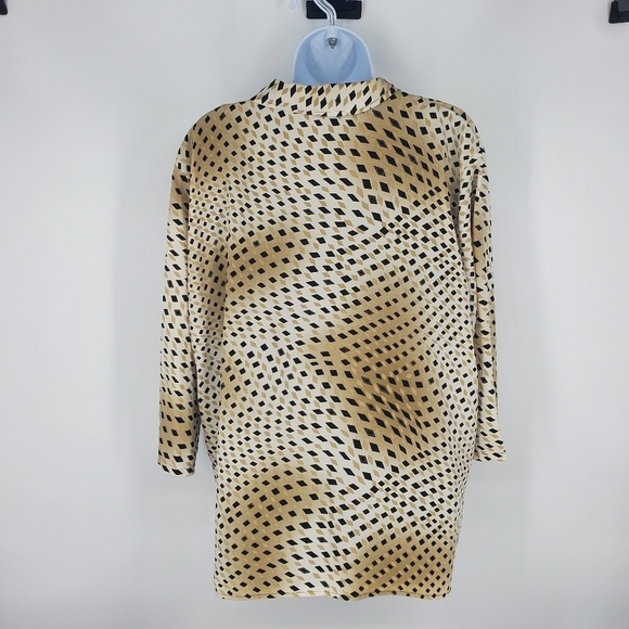 Notations Women's Blouse 3/4 Sleeves Women Size 1X  Button Up Shirt - Picture 3 of 6